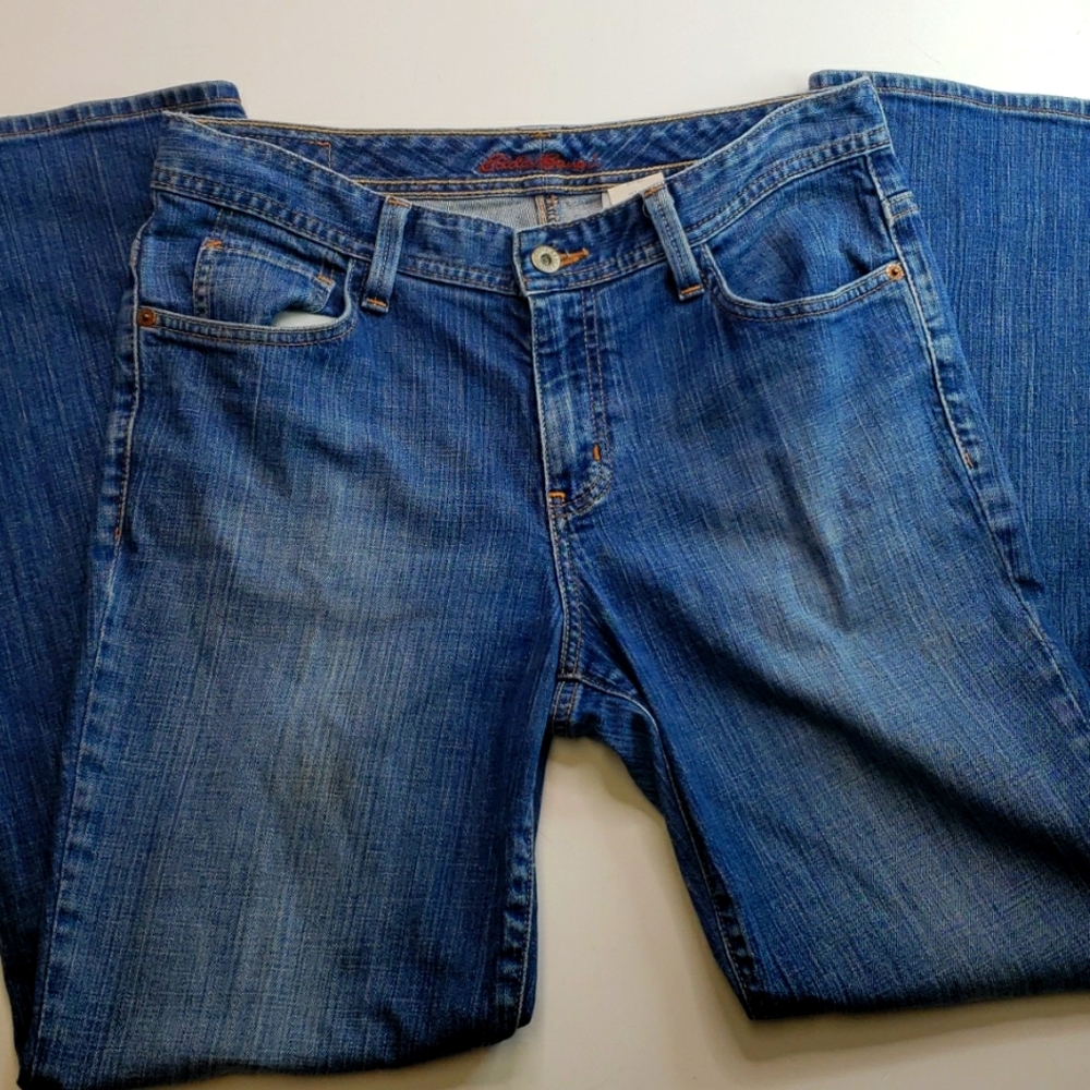 Eddie Bauer Shaped Fit Jeans Stretch Sz: 8S